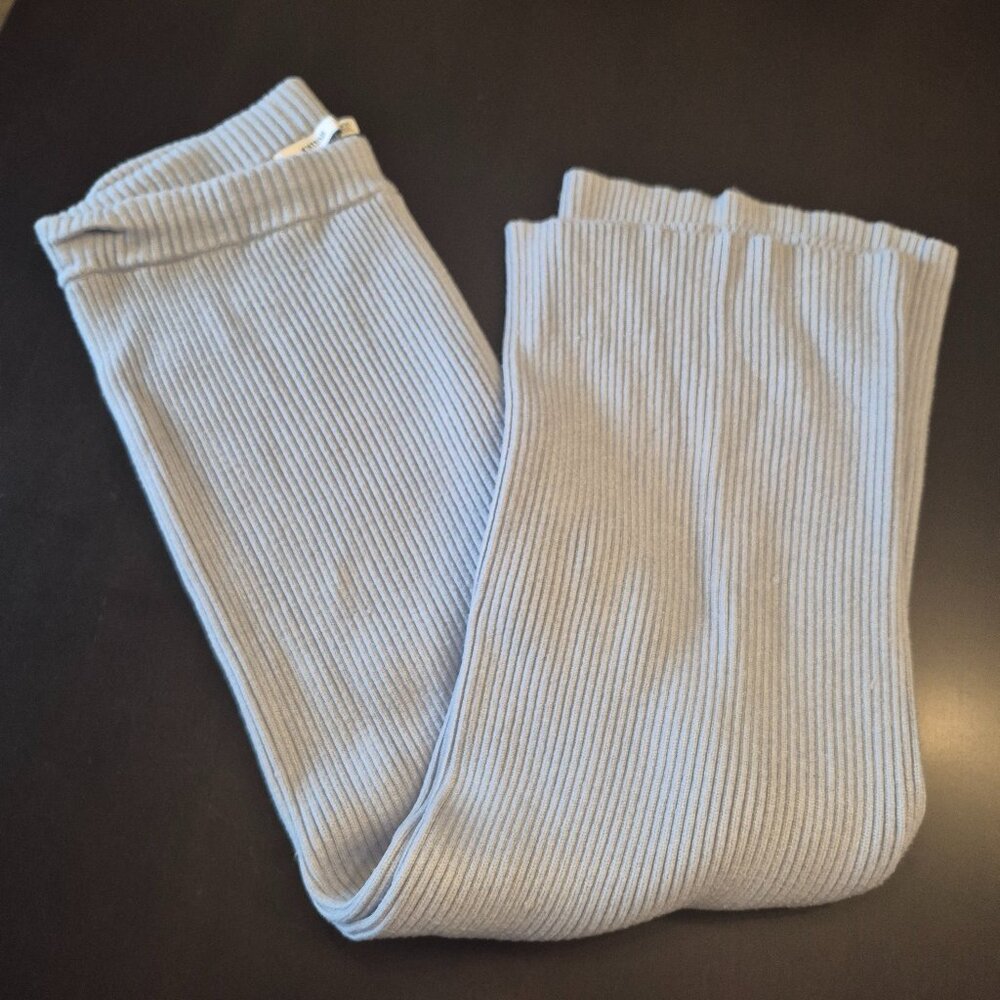Ribbed Knit Sweater Pants